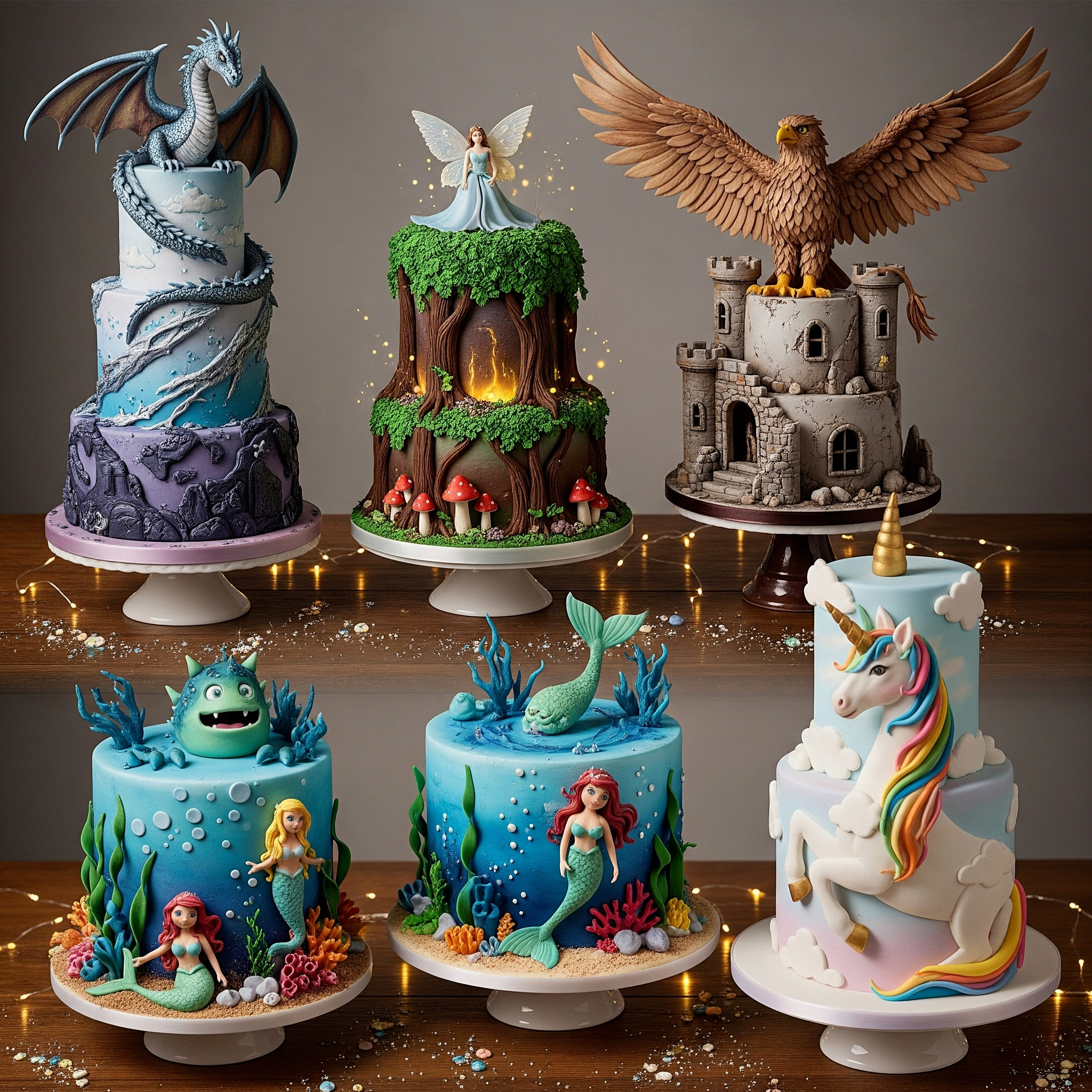 Colorful custom birthday cake for a celebration in Kolkata