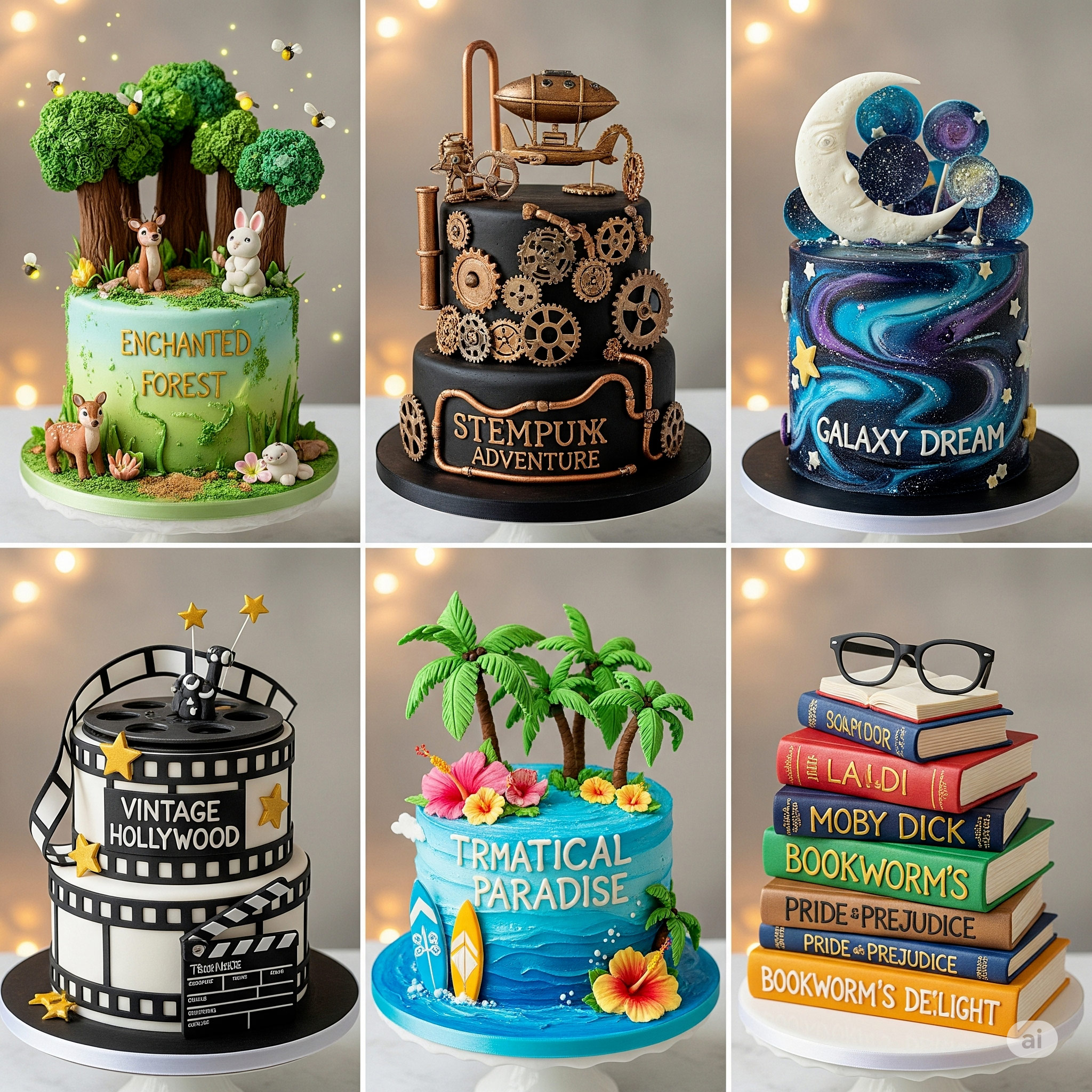 Creative themed cake for kids party